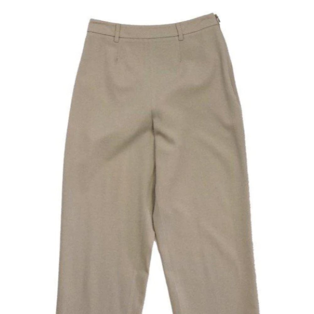 Yves Saint Laurent YSL Khaki High Waisted Pants Sz 2